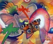 Vlindertuin III Kunstwerk Vlindertuin III