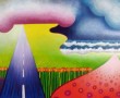 Twee wegen Kunstwerk Twee wegen