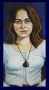 Portret in blauw Kunstwerk Portret in blauw