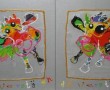 Koe links koe rechts zilver Kunstwerk Koe links koe rechts zilver