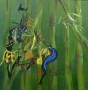 samoeraikrijger Kunstwerk samoeraikrijger