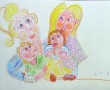 moedersmetkinderentekening1 Kunstwerk moedersmetkinderentekening1
