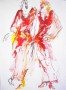 giacca rossa Kunstwerk giacca rossa