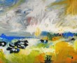 fries landschap met koeien Kunstwerk fries landschap met koeien