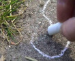 Chalk Line Kunstwerk Chalk Line