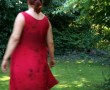 Rode Jurk Kunstwerk Rode Jurk