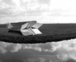 Monument voor een brug. Kunstwerk Monument voor een brug.