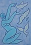 Blue Birds Kunstwerk Blue Birds