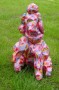 roze poedel Kunstwerk roze poedel