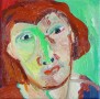 portret van een meisje Kunstwerk portret van een meisje