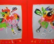 Koe links koe rechts rood Kunstwerk Koe links koe rechts rood