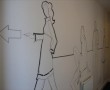 muur tekening  Kunstwerk muur tekening