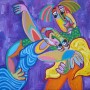 Spaanse dans Kunstwerk Spaanse dans