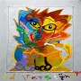 De leeuw Kunstwerk De leeuw