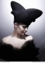 pigeon hat black Kunstwerk pigeon hat black