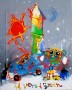 Huisje boompje sneeuw Kunstwerk Huisje boompje sneeuw
