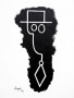 Man in Black Kunstwerk Man in Black