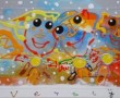 Fiets gezinnetje Kunstwerk Fiets gezinnetje