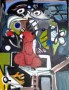 rode vaas Kunstwerk rode vaas
