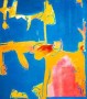 Beest in Blauw, 154 Kunstwerk  Beest in Blauw, 154