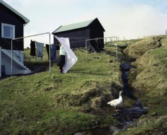 Faroer Eilanden 8  was ophangen Faroer Eilanden 8  was ophangen