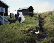 Faroer Eilanden 8  was ophangen Faroer Eilanden 8  was ophangen