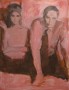 Marina and Peter in pink Kunstwerk Marina and Peter in pink