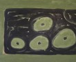 groen schilderij Kunstwerk groen schilderij