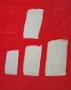 rood schilderij Kunstwerk rood schilderij