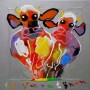 Koe en zus 2 Kunstwerk Koe en zus 2