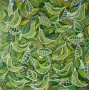 groen blad Kunstwerk groen blad