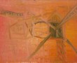Orange landscape Kunstwerk Orange landscape