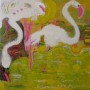 flamingo's Kunstwerk flamingo's