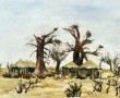 Botswana - Makgadikgadik pans Kunstwerk Botswana - Makgadikgadik pans