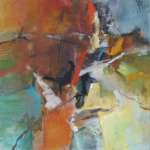 Compositie met rood Compositie met rood