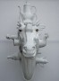 horse head white boogie woogie Kunstwerk horse head white boogie woogie