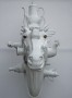 Kunstwerk horse head white boogie woogie