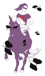 Horses are violet, butterflies are black... Horses are violet, butterflies are black...