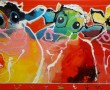Trio koe Kunstwerk Trio koe