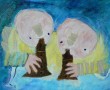 2 fluiters Kunstwerk 2 fluiters