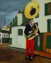 Kunstwerk boy with tuba