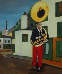 boy with tuba boy with tuba