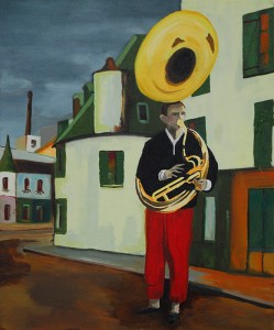 boy with tuba boy with tuba