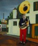 boy with tuba Kunstwerk boy with tuba