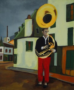 boy with tuba boy with tuba
