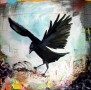 kraai met karkas Kunstwerk kraai met karkas
