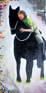 Meisje op paard Meisje op paard