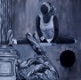 Zuil, Hand, Vrouw Kunstwerk Zuil, Hand, Vrouw