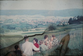 Blick auf Veckerhagen 1958/ me Blick auf Veckerhagen 1958/ me