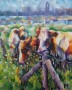 Koeien aan de Rijn Kunstwerk Koeien aan de Rijn